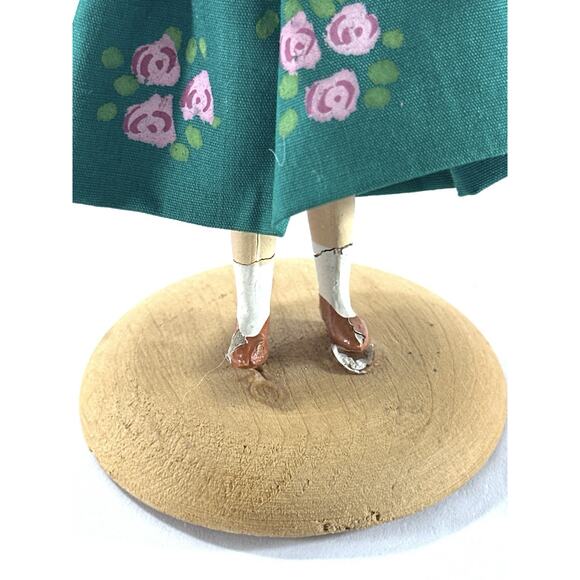 Vintage Polish Regional Dress Doll Zakopane Handmade Poland 4.75” - Picture 7 of 8